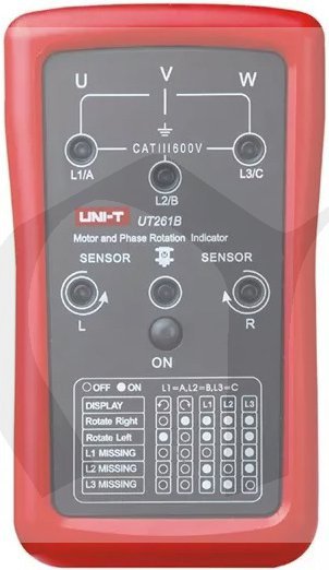 UT261B - tester sledu fází a indikátor otáček motoru