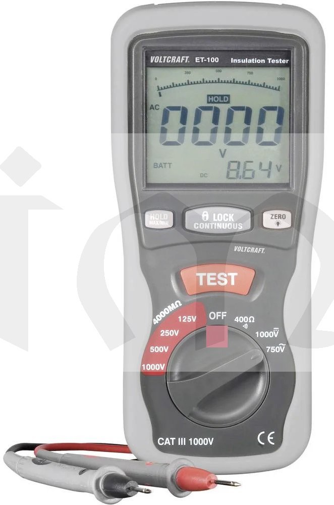 Multimetr ET100 tester izol.odporu